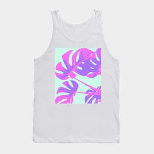 Pastel Leaves Tank Top